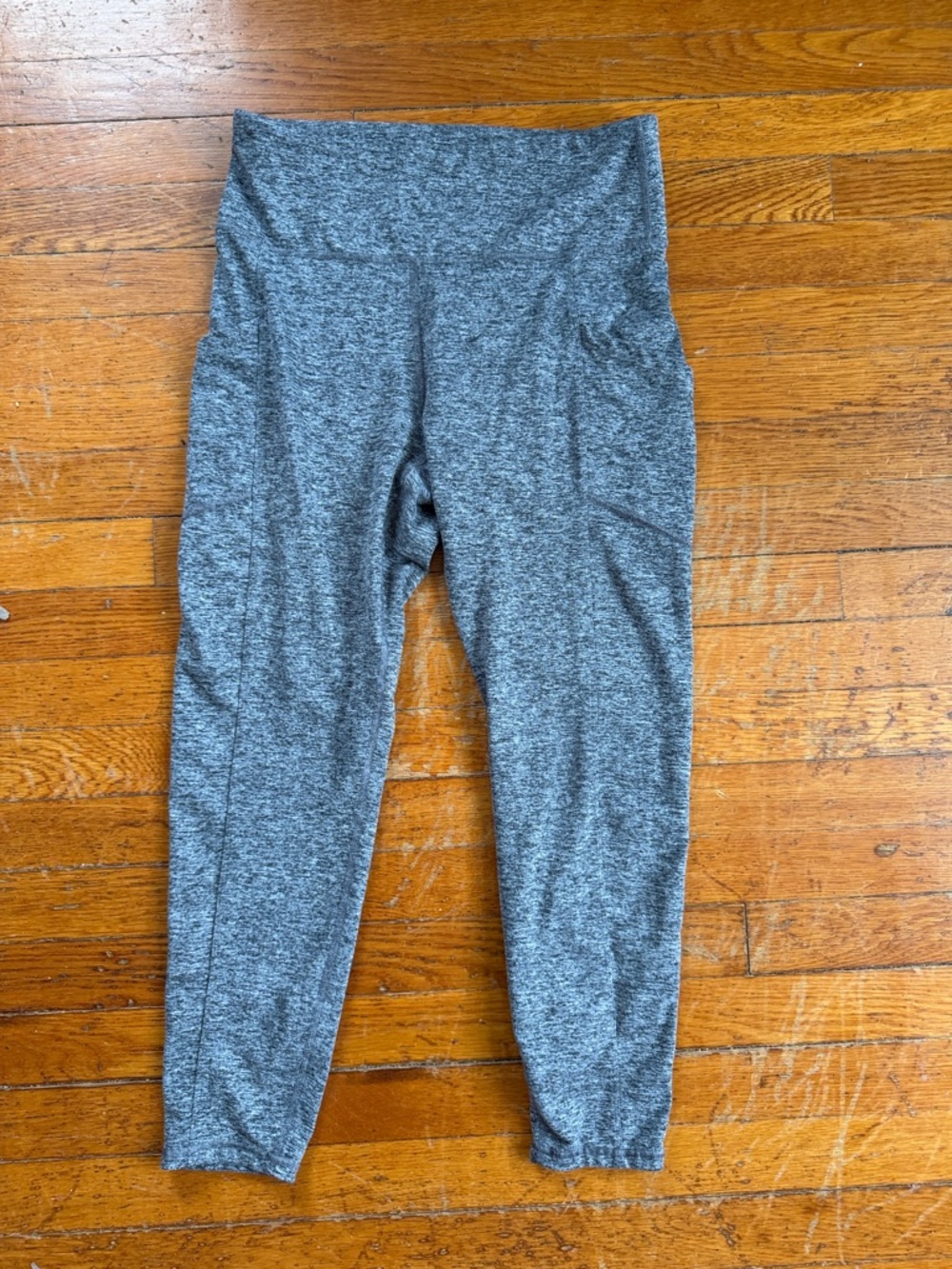 Zobha Heather Gray High-Rise Performance Leggings